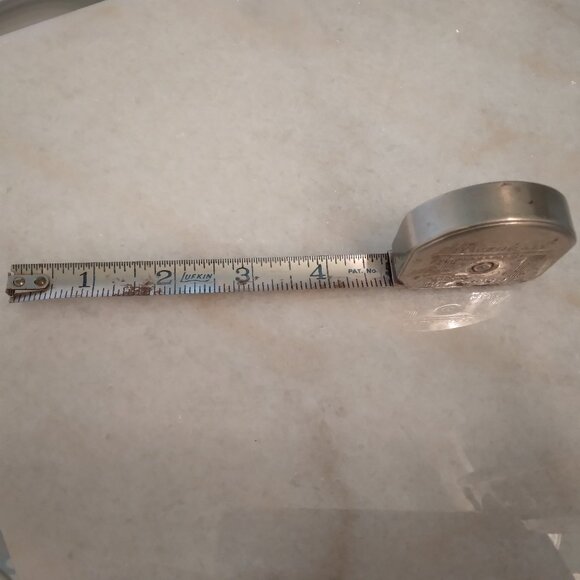 LUFKIN RULE CO. MEZURALL VINTAGE METAL TAPE MEASURE - Picture 3 of 4